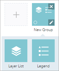 Group widgets